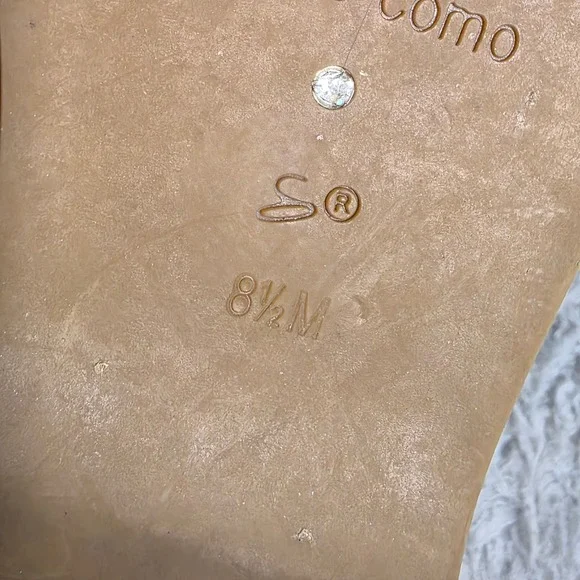 VINTAGE Arteffects Leather Ballet Flats Pink Blue Colorful 70s Shoes 7.5 - Picture 11 of 11